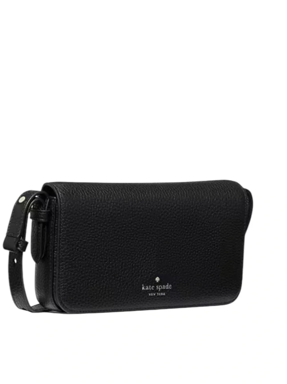Kate Spade Juliette Mini Pebbled Leather Crossbody Bag Black w/dust bag  NWT